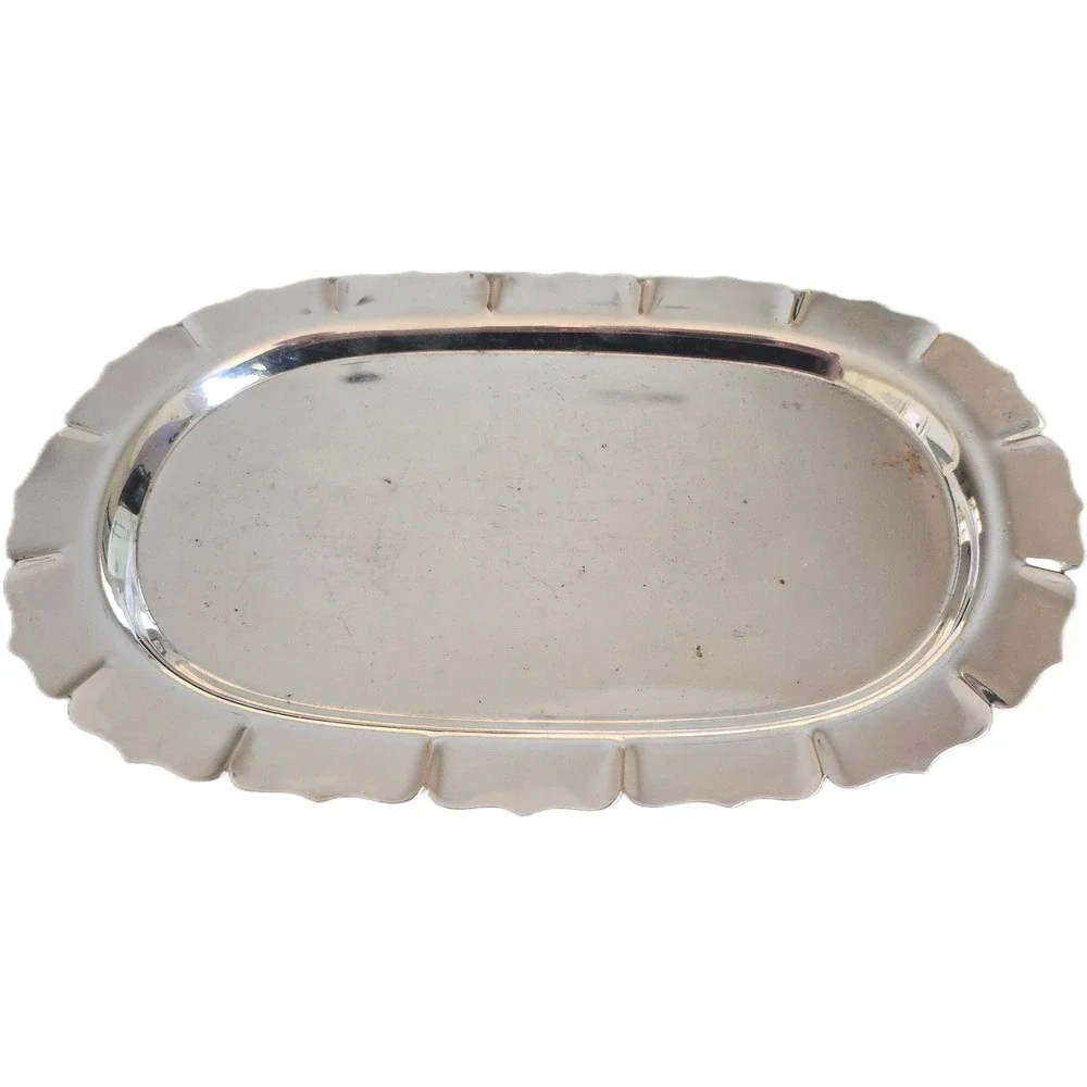 Oneida Silverplate Cream Sugar Set International Silver Early American Tray 2424